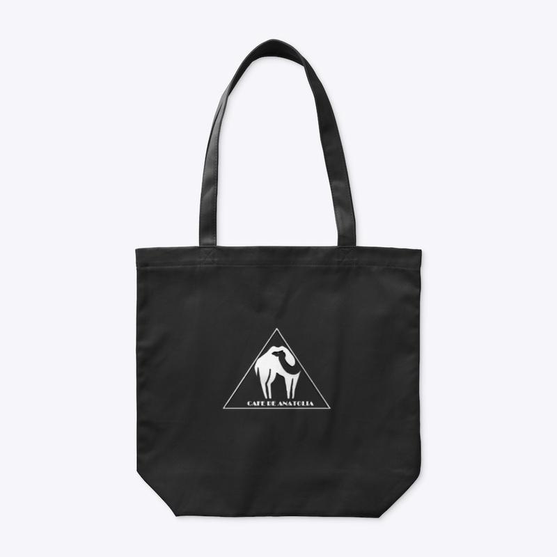 Cafe De Anatolia (Black Tote Bag)