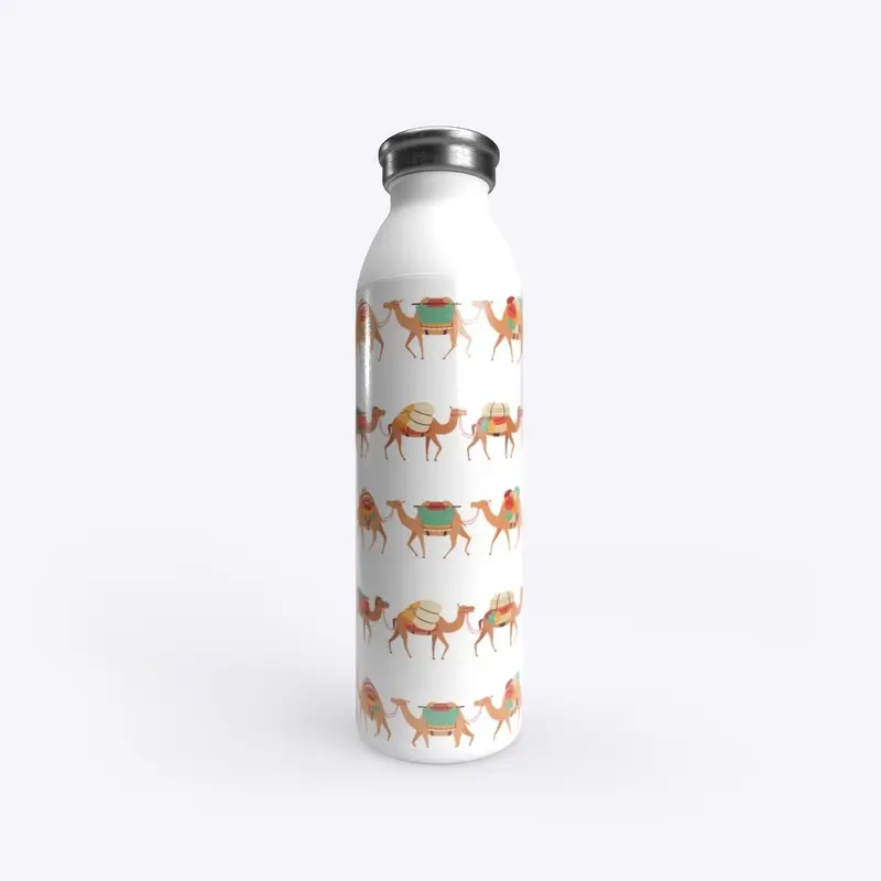 Caravan (White Stainless Water Bottle)