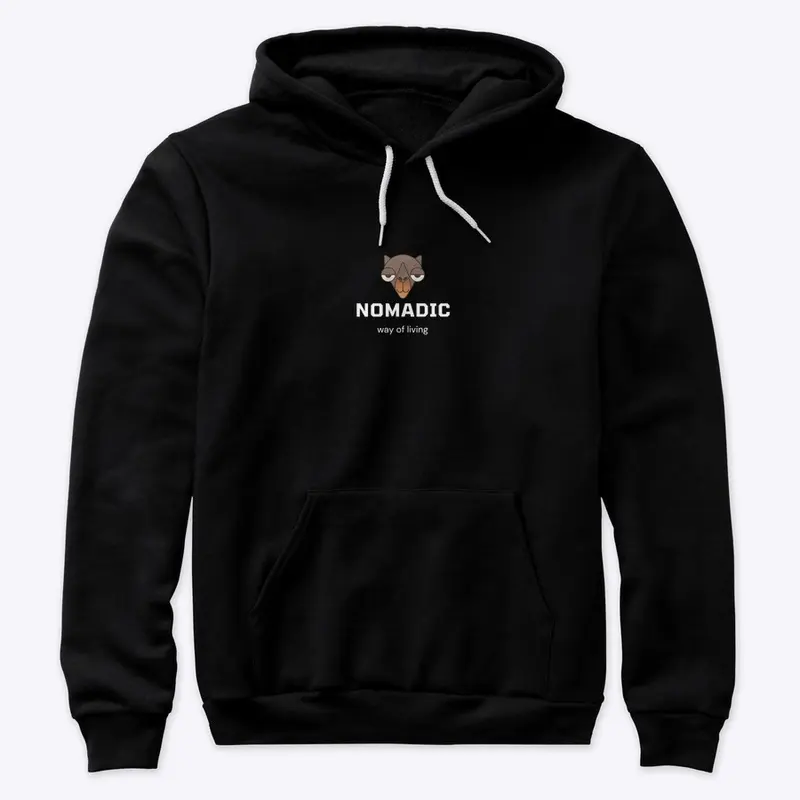 Nomadic (way of living) Black Hoodie